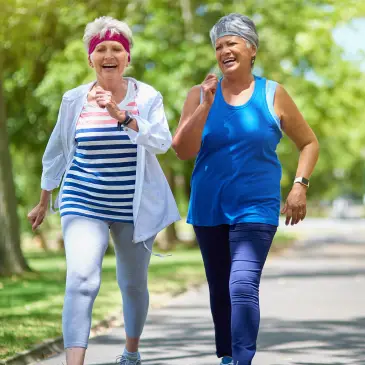 women walking for wellness